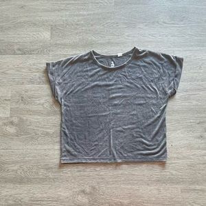 Me to We Essentials Grey Boxy Tee Size S
